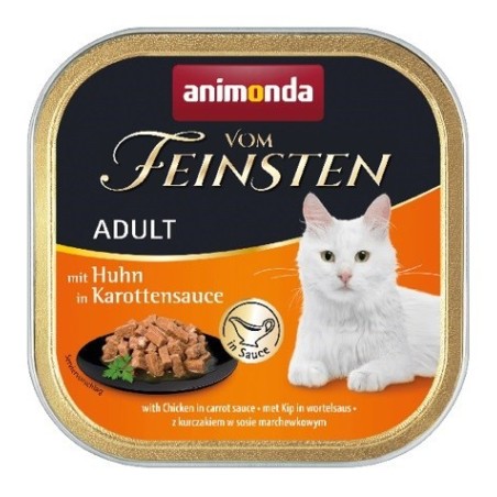 ANIMONDA Vom Feinsten Classic Cat kurczak w sosie marchewkowym - mokra karma dla kota - 100 g