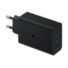 Ładowarka sieciowa SAMSUNG Trio EP-T6530 65W PD 1x USB-A, 2x USB-C (EP-T6530NBEGEU) Czarny