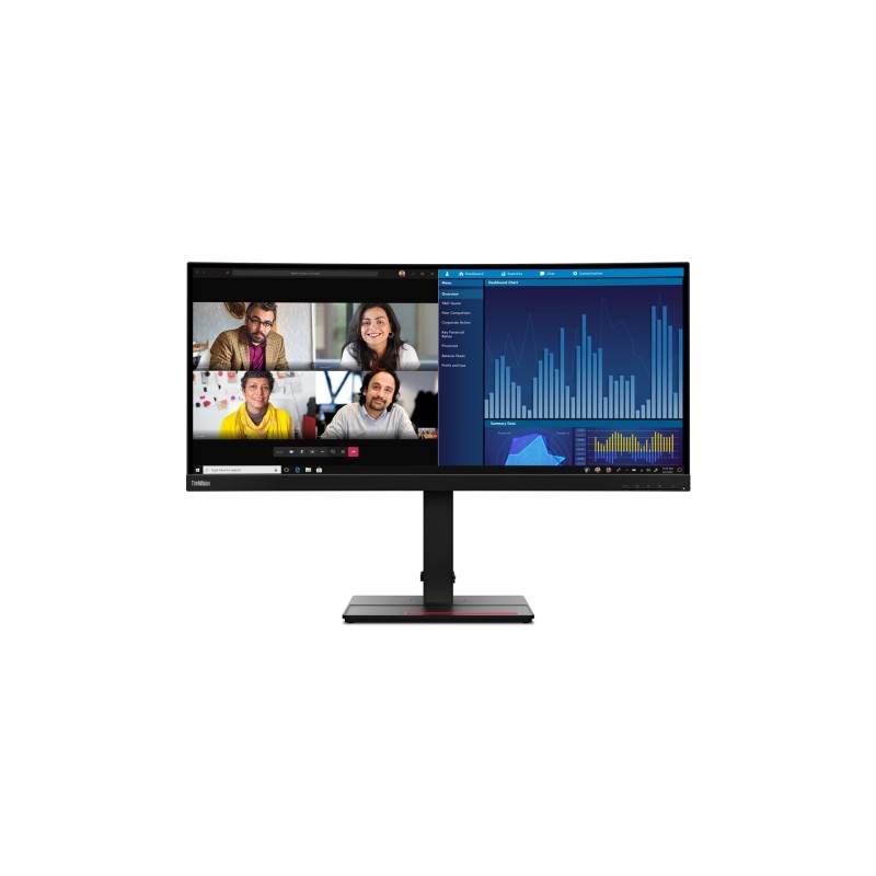 Lenovo ThinkVision P34w-20 34.14" UWQHD 60Hz 300nits AG USB, HDMI, RJ45 Raven Black Lenovo ThinkVision P34w-20 34.14" UWQHD 60Hz 300nits AG USB, HDMI, RJ45 Raven Black