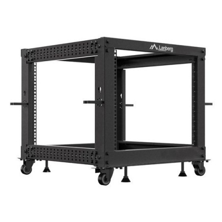 OPEN RACK 19" 9U 600X600-1100 REGULOWANY CZARNY LANBERG
