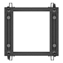 OPEN RACK 19" 9U 600X600-1100 REGULOWANY CZARNY LANBERG