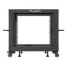 OPEN RACK 19" 9U 600X600-1100 REGULOWANY CZARNY LANBERG