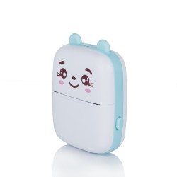 Extralink Mini drukarka termiczna EPP-002 Niebieska Bluetooth, USB-C, 1200 mAh, 210 dpi