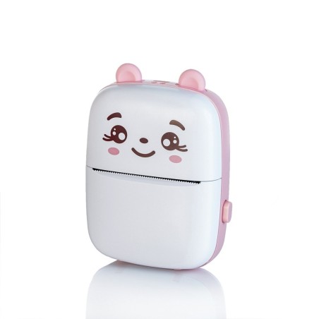 Extralink Mini drukarka termiczna EPP-001 Różowa Bluetooth, USB-C, 1200 mAh, 210 dpi