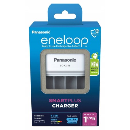 Ładowarka akumulatorów PANASONIC Eneloop Smartplus BQ-CC55 (BQ-CC55E)
