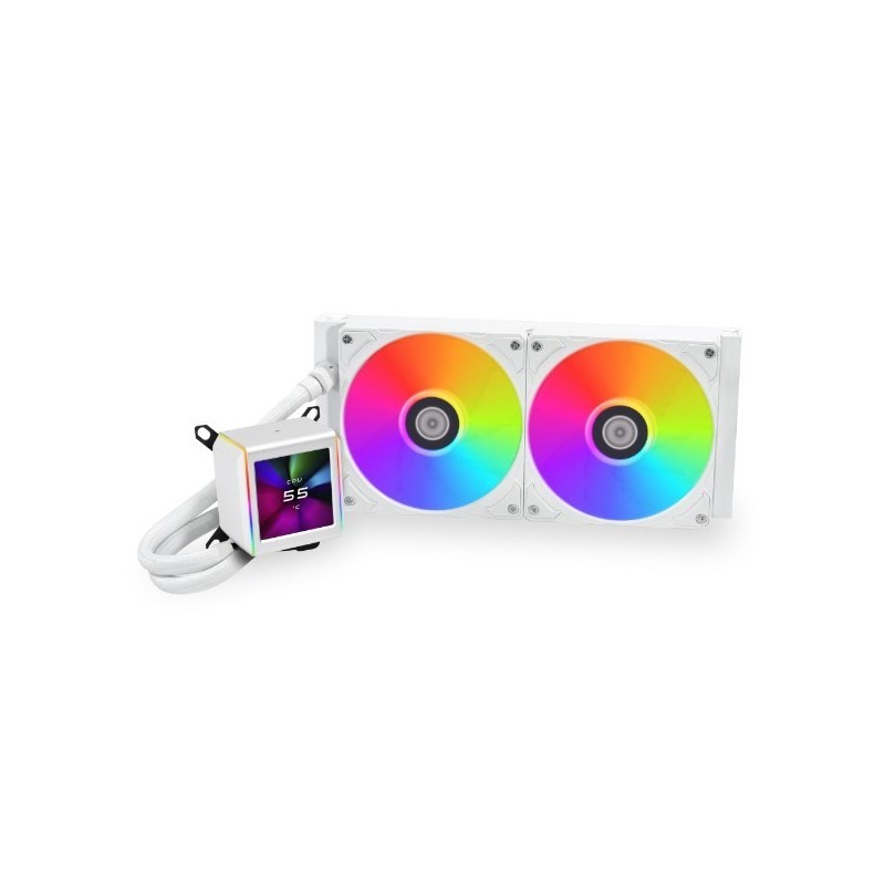 Lian Li GA II LCD Procesor Zestaw do chłodzenia płynami 12 cm Biały Lian Li GA II LCD Procesor Zestaw do chłodzenia płynami 12 cm Biały