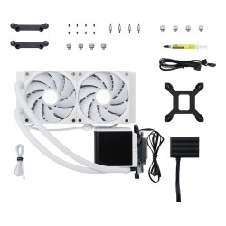 TRYX PANORAMA Complete Water Cooling ARGB - 240 mm biały - AMD Socket AM4 (Ryzen) - AMD Socket AM5 (Ryzen Zen4)