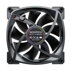 Montech RX140 PWM Obudowa komputera Wentylator 14 cm Czarny 1 szt.