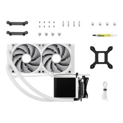 Kompletne chłodzenie wodne TRYX PANORAMA - 240 mm biały - AMD Socket AM4 (Ryzen) - AMD Socket AM5 (Ryzen Zen4)