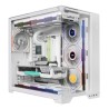 Lian Li UNI FAN TL Wireless LCD Lüfter, ARGB, PWM - Reverse Blade, 120 mm, weiß