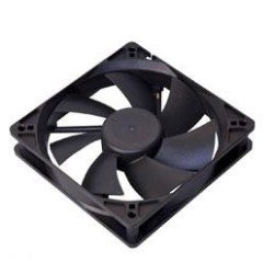 Akasa Black 12cm case fan Obudowa komputera Wentylator Czarny