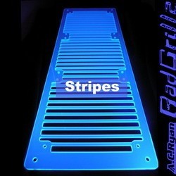 AC Ryan RadGrillz - Stripes 3x120 Acryl UVBlue