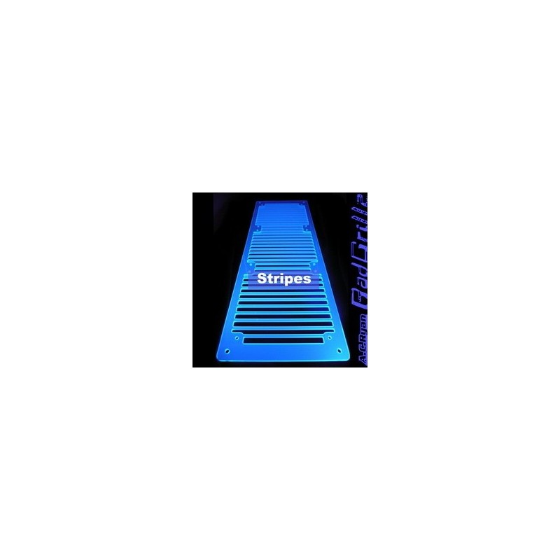 AC Ryan RadGrillz - Stripes 3x120 Acryl UVBlue