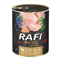 Karma Rafi dla psa przepiórka borówka żurawina 800g