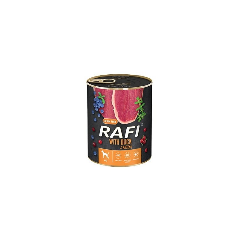 Karma Rafi dla psa kaczka borówka żurawina 800g