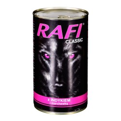 DOLINA NOTECI Rafi Classic z indykiem i marchewką - mokra karma dla psa - 1240g