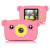 Extralink Aparat cyfrowy Kids Camera H25 Różowy 1080P 30fps, wyświetlacz 2.0"