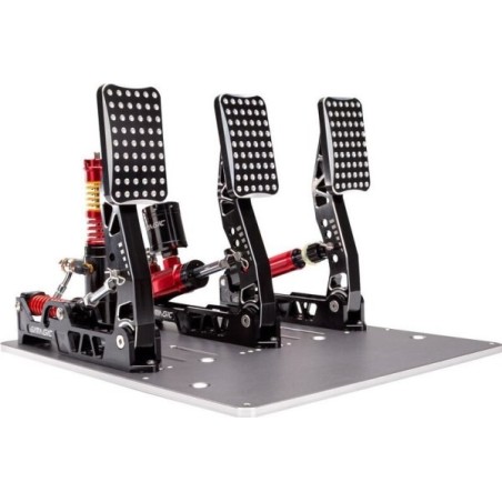 Simagic P2000 Zestaw 3 pedałów hydraulicznych, ogniwo obciążnikowe 200 kg - Crimson Edition