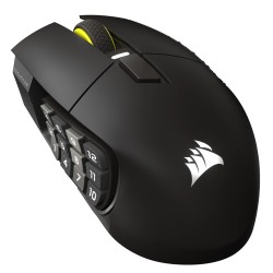 Mysz do gier Corsair SCIMITAR ELITE WIRELESS SE - Brąz metal, Optyczna sieć bezprzewodowa / USB 2.0 Typ A / 16 programowalnych