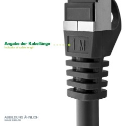 InLine 76800B kabel sieciowy Niebieski 10 m Cat6a S/FTP (S-STP)