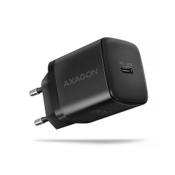 Axagon ACU-PD30 kroviklis jungiama tinkl PD 30W, 1x port USB-C, PD3.0/QC3.0/AFC/FCP/Apple Juoda Telefon komórkowy, Smartfon,