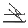 SAVIO PODSTAWKA BIUROWA POD LAPTOP, TABLET, CZARNA, ALUMINIOWA PB-05