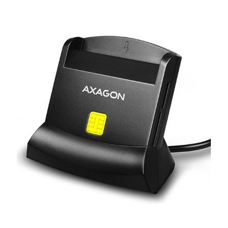 Axagon CRE-SM2 czytnik do kart chipowych Wewnętrzna USB USB 2.0 Czarny