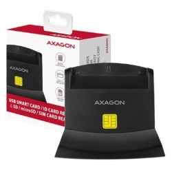 Axagon CRE-SM2 czytnik do kart chipowych Wewnętrzna USB USB 2.0 Czarny