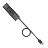Axagon HUE-S2BL huby i koncentratory USB 3.2 Gen 1 (3.1 Gen 1) Type-A 5000 Mbit/s Czarny