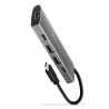 AXAGON HMC-5G21 USB-HUB 2x USB-A + 2x USB-C + HDMI 4K/30Hz, USB-C 3,1 - 13cm