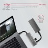 AXAGON HMC-5G21 USB-HUB 2x USB-A + 2x USB-C + HDMI 4K/30Hz, USB-C 3,1 - 13cm