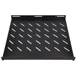 Extralink FIXED SHELF FOR 800MM DEPTH CABINET,19\" 500MMX1U, BLACK Półka do stojaka