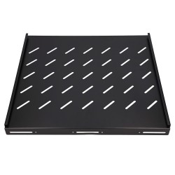 Extralink FIXED SHELF FOR 800MM DEPTH CABINET,19\" 500MMX1U, BLACK Półka do stojaka