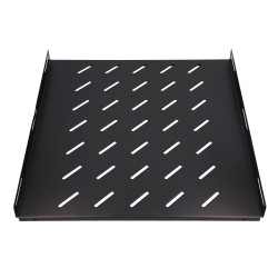 Extralink FIXED SHELF FOR 800MM DEPTH CABINET,19\" 500MMX1U, BLACK Półka do stojaka