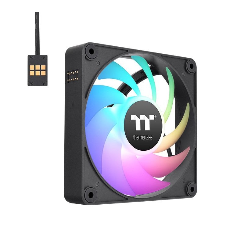 Thermaltake CT140 EX ARGB Sync - Wentylator obudowy - 140 mm Packung mit 3 - 30.7 dB Thermaltake CT140 EX ARGB Sync - Wentylator obudowy - 140 mm Packung mit 3 - 30.7 dB