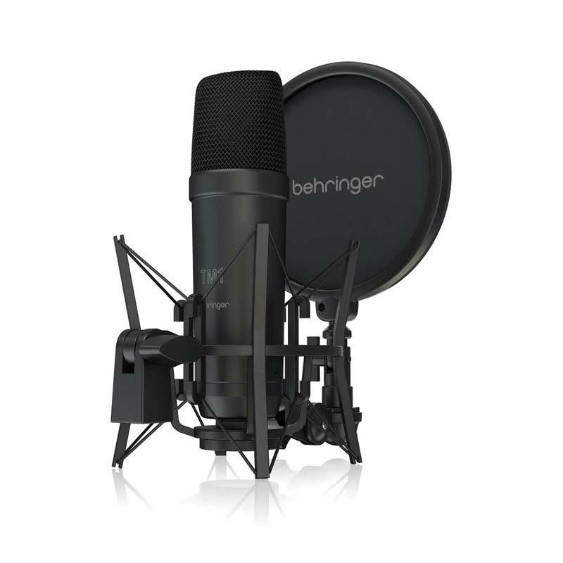 Behringer TM1 DARK EDITION Zestaw do nagrań: mikrofon wielkomembranowy + akcesoria