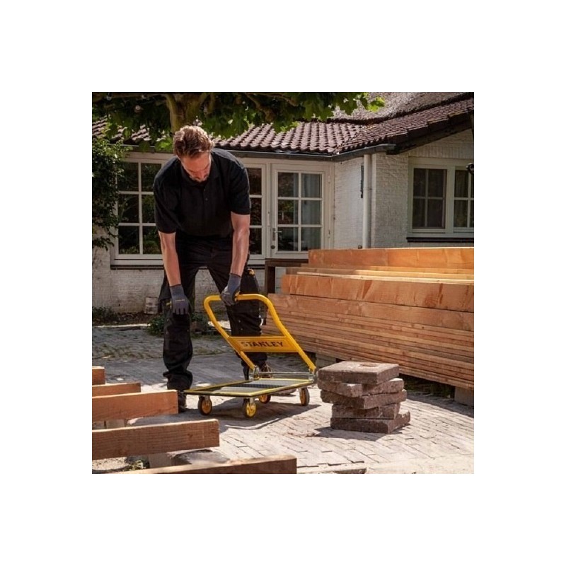 Wózek stalowy platforma 150kg koła łożyskowane STANLEY SXWT-PC527