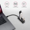 Axagon HUE-M1C huby i koncentratory USB 3.2 Gen 1 (3.1 Gen 1) Type-C 5000 Mbit/s Czarny