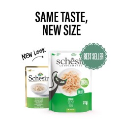 SCHESIR dla kotów Adult Fileciki z Kurczaka 85g