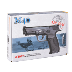 Wiatrówka pistolet RANGER M40 KWC kal. 4,5 BBs 19 strz. METAL SLIDE CO2 (AAKCMD481AZB)