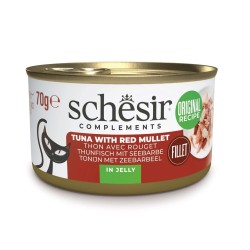 SCHESIR dla kotów Oceanic Adult w Galarecie Tuńczyk z Czerwonym Muletem 85g