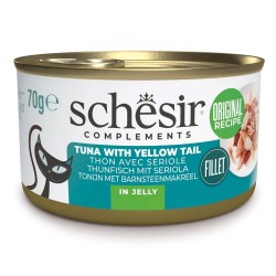 SCHESIR dla kotów Oceanic Adult w Galarecie Tuńczyk z Żółtymi Ogonami 85g