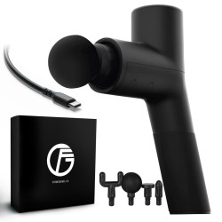 Extralink Massage Gymgun Fit 2.0 Lite | Pistolet do masażu | 4 głowice, 6 trybów