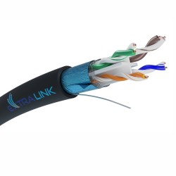 Kabel sieciowy Extralink CAT6 FTP (F/UTP) V2 Zewnętrzny 50m