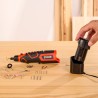 Szlifierka bezprzewodowa elektryczna z akcesoriami 12V CASALS CMG1205BC