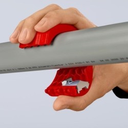 KNIPEX ręczny obcinak do rur PCV i tulejek uszczelniających