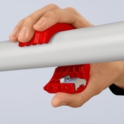 KNIPEX ręczny obcinak do rur PCV i tulejek uszczelniających