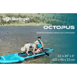 Deska SUP SKATINGER Octopus 335x86x15 cm Allround
