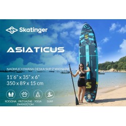 Deska SUP SKATINGER Asiaticus 350x89x15 cm Yoga