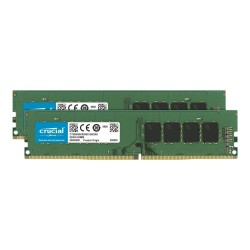 Pamięć RAM Crucial DDR4 - 16 GB: 2 x 8 GB - DIMM 288-pin - unbuffered